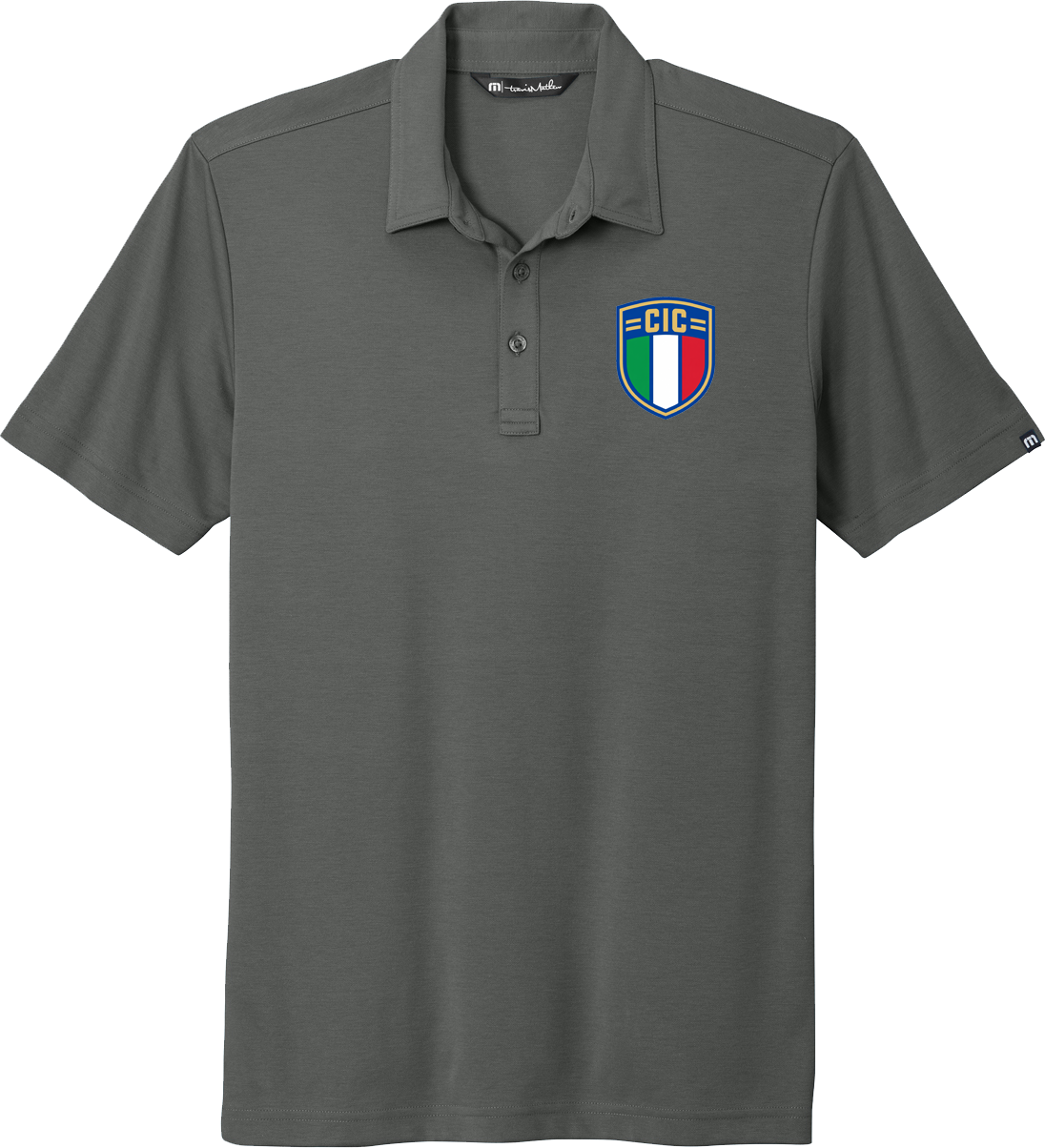 TravisMathew Oceanside Solid Polo – CIC Logo
