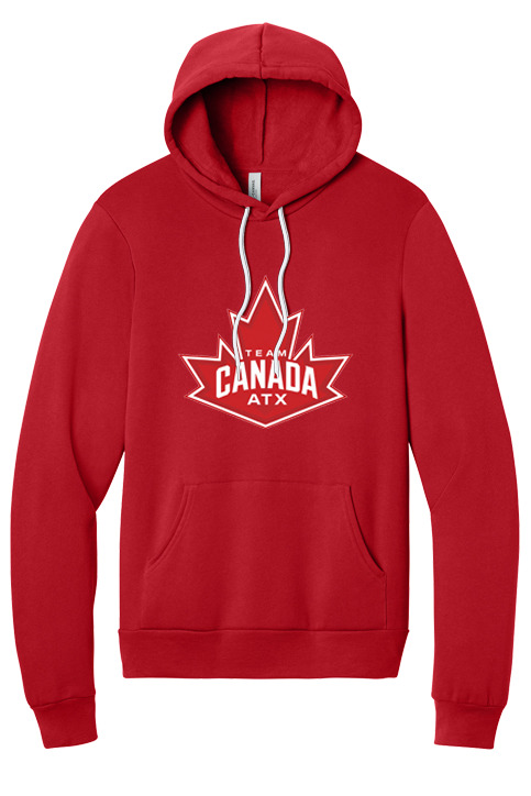 Bella + Canvas Sponge Fleece Pullover Leaf Hoodie