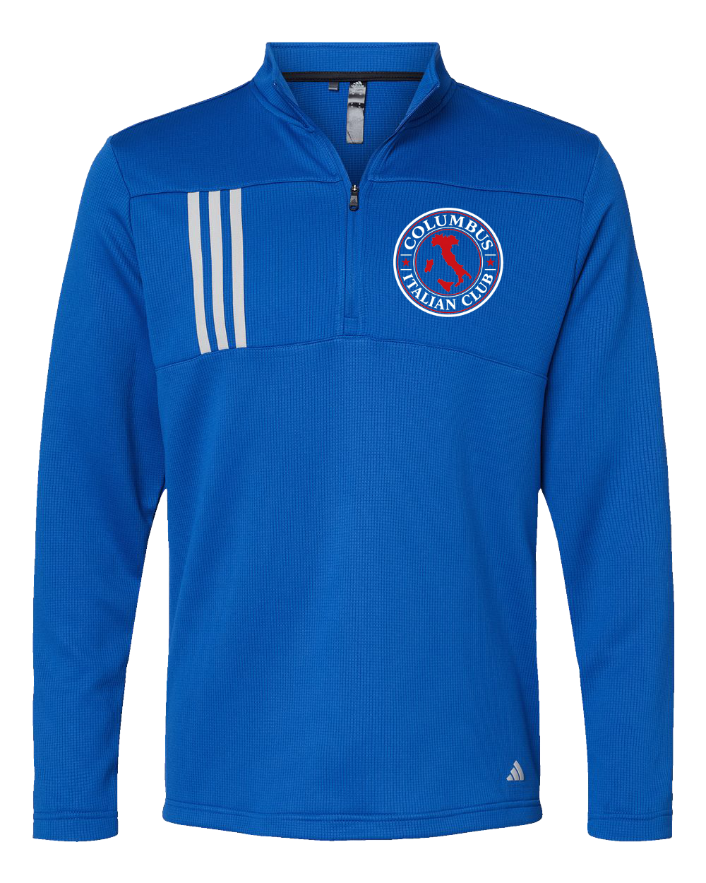 Adidas 3-Stripes Quarter-Zip Pullover